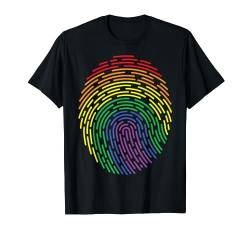 LGBTQ Gay Love Regenbogen I Regenbogen Daumen T-Shirt von LGBTQ