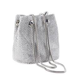 LHHMZ Damen Mini Full Strass Beuteltasche Kleine glänzende Umhängetaschen Abend Clutch Geldbörse für Mädchen von LHHMZ