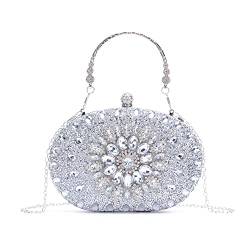 LHHMZ Strass Abend Handtasche für Frauen Funkelnder Diamant Einkaufstasche für Hochzeitsfeier von LHHMZ