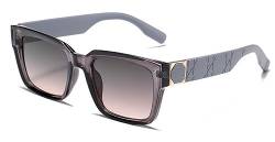 LHSDMOAT Mode dicke quadratische Sonnenbrille für Herren Damen, Vintage Chunky UV400 Schutz 90S Sonnenbrille, Retro Shopping Driving Photo Sonnenbrille von LHSDMOAT