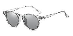 LHSDMOAT Retro Unisex polarisierte runde Sonnenbrille, Mode Johnny Depp Sonnenbrille für Männer Frauen, Mode Reisen, Autofahren, Radfahren, Angeln, Strand Sonnenbrillen, UV400 Schutz von LHSDMOAT