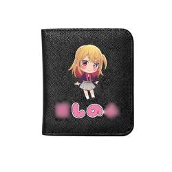 LIANGSHAN Unisex Anime Kartenetui, Hoshino Ai Print PU Leder Kartenetui, Anime Cartoon Teenager Cion Geldbörse, D, Einheitsgröße von LIANGSHAN