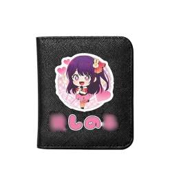 LIANGSHAN Unisex Anime Kartenetui, Hoshino Ai Print PU Leder Kartenetui, Anime Cartoon Teenager Cion Geldbörse, a, Einheitsgröße von LIANGSHAN