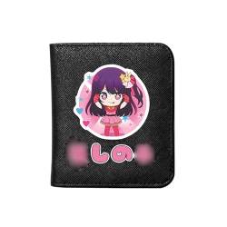 LIANGSHAN Unisex Anime Kartenetui, Hoshino Ai Print PU Leder Kartenetui, Anime Cartoon Teenager Cion Geldbörse, e, Einheitsgröße von LIANGSHAN