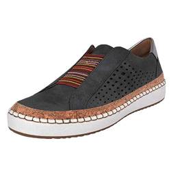 LIANGTUOHAI Damen Freizeitschuhe Weiche Arbeitsschuhe Mesh Damenschuhe Slip-On Freizeitschuhe Freizeit Traillaufschuhe Casual Sportschuhe Komfort Outdoorschuhe Outdoor Slip on Schuhe Fußballschuhe von LIANGTUOHAI