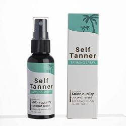 LICHENGTAI Self Tanning Face Mist 50ML Professional Express Selbstbräunungs-Spray Natural Bronzer Self Tan Nourishing Spray, Long Lasting Suitable for All Skin Tones von LICHENGTAI