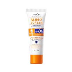 LICHENGTAI Sun Protection Sun Gel LSF 60, Sonnencreme Feuchtigkeitsspendende Sonnenschutz Milch für das Gesicht mit Anti-Aging Effekt - Feuchtigkeitsspendende Sonne, 40g von LICHENGTAI