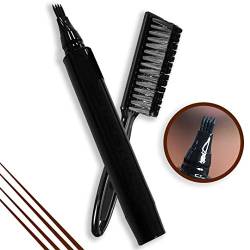 Wasserdichter Bartstift Bartfüllstift-kit Bartfüller Bleistift Für Männer, Bart Füllstift Kit Salon Haargravur Styling Augenbrauen Werkzeug Bart Bleistiftfüller, Augenbrauen-Werkzeug, Dunkelbraun von LICHENGTAI