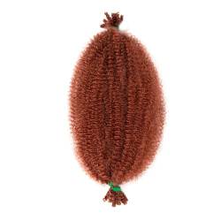 Haarverlängerungen Pferdeschwanz, Afro-Twist-Haar, 30,5 cm, federndes Afro-Twist-Haar, vorgeflochtenes Spring-Twist-Häkelhaar, vorgedehntes Wickelhaar for weiche Locs-Haarverlängerungen,Natürliches s von LICONG-2020