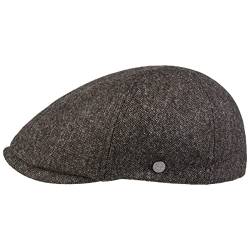 LIERYS Dunlap Wool Duck Flatcap - Herrenmütze mit Schirm - Wollcap für Herbst/Winter braun L (58-59 cm) von LIERYS