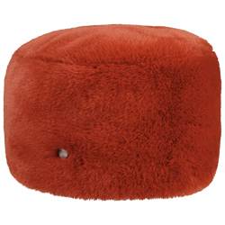 LIERYS Fake Fur Mütze Damenmütze Wintermütze Damen - Made in Italy Herbst-Winter - One Size rost von LIERYS