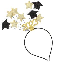 LIFKOME 2023 Stirnband für die Abschlusssaison Abschlussfeier Foto Requisiten Graduierung Haarreifen Mini Ornament Tiara dekoratives Haarband Cosplay-Stirnband Europäisch und amerikanisch von LIFKOME