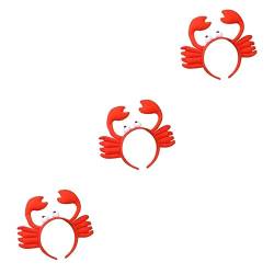 LIFKOME 3St Haarband Krabbenkopfschmuck Crabh Air Hoop Krabbenkopfbedeckung Stirnband Ballon Karikatur von LIFKOME