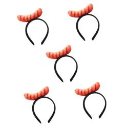LIFKOME 5 Stück Nachahmung Von Lebensmitteln Stirnband Haarspangen Haarspangen Outfit Haarnadeln Kleidung Haarklammern Clips Dress Up Stirnband Neuheit Stirnband Simulation Lebensmittel von LIFKOME