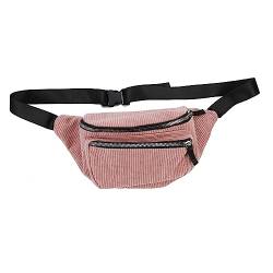 LIFKOME Mini-Hüfttasche Hüfttasche für Leichter Rucksack für Damen Sportrucksack 90er rosa Umhängetasche Ledergeldbörsen für Damen Gürteltasche einstellen Brusttasche Mann Müllbeutel von LIFKOME