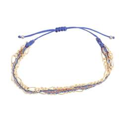 LIFKOME Nepal-Armband Paar-Handgelenkkette Handseilkette verstellbares Armband Vintage nepalesisches Armband Staatsangehörigkeit Handgelenkskette schmücken Liebhaber geflochtenes Seil von LIFKOME