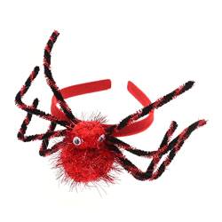 LIFKOME Spinnenhaarbänder Spinnenkopfschmuck Halloween-haarbänder Spinnen-stirnband-kostüm Gestreiftes Fledermaushut-stirnband Modische Stirnbänder Spinnenkostüm Modellieren Spinnennetz von LIFKOME