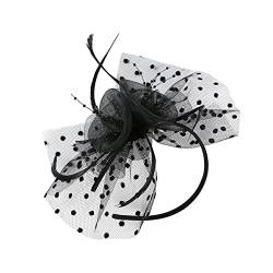 LIFKOME Spitzenblumenhut Vintage-hut Mesh-fascinator Haar-fascinator Spitzenstirnband Stirnband Für Die Teeparty Abschlussball-tiara Brautschleier Tee Hut Prinzessin Gittergewebe Damen von LIFKOME