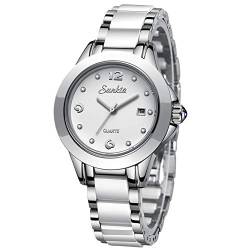 LIGE Uhren Damen Mode Wasserdicht Edelstahl Quarz Analoguhr Damen Luxus Geschäft Armbanduhr für Mädchen von LIGE