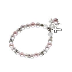 LIGSLN Perlenarmband, einzigartiges Armband, modischer Handgelenkschmuck, elegantes Stretch-Armband für Damen, 8 mm, Kein Edelstein von LIGSLN