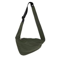 Nylon-Brusttasche für Damen, Bauchtasche, Umhängetasche, Handytasche, mit verstellbarem Riemen, Handtasche, 31*4*19cm von LIGSLN