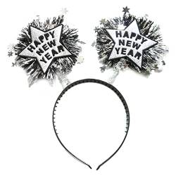 Stern Silvester Stirnband Party Pailletten Form Haarband Stern Haarreifen zum Waschen Gesicht Party Kostüm Haarschmuck von LIGSLN