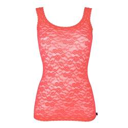 LIKE IT Nina von C 6005 - Spitzen Shirt Top (M, Neon-Lipstick) von LIKE IT