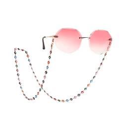LIKGREAT Böses Auge Brillen Kette Sonnenbrillen Kette Lesebrillenhalter Halsband Sonnenbrillenband Lanyard Brillenband für Frauen Mädchen (273-r) von LIKGREAT