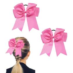 2 Stück Haarschleifen,Haarschleife Damen,Cheerleader Schleife Haarband,Ribbon Hair Bows,Mädchen Cheerleading Schleifen Haare Geschenk,Cute Große Bow Haarbänder Haarschmuck Set,für Kleinkinder,Kinder von LILIKAI