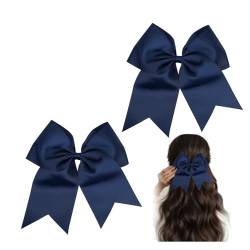 2 Stück Haarschleifen,Haarschleife Damen,Cheerleader Schleife Haarband,Ribbon Hair Bows,Mädchen Cheerleading Schleifen Haare Geschenk,Cute Große Bow Haarbänder Haarschmuck Set,für Kleinkinder,Kinder von LILIKAI