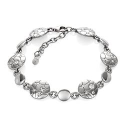 Damen Armband echt Silber 925 Swarovski Elements rund längen-verstellbar Schmucketui Geschenk für Frauen von LILLY MARIE