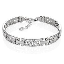 LILLY MARIE Damen Armband Sterling-Silber 925 längen-verstellbar Schmucketui Geschenk für Frauen von LILLY MARIE
