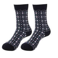 LILY MAJA Unisex Baumwolle Sneaker Crew Socken, 2 Paare, Bunte Beiläufig Gemusterte Socken von LILY MAJA