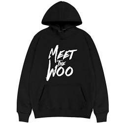 LIMEUP Pop Smoke Hoodies Print Männer Frauen Meet The Woo Rapper Streetwear Harajuku Sweatshirt Übergroßer Pullover Jungen Mädchen Tops Kleidung Xxs-3Xl von LIMEUP