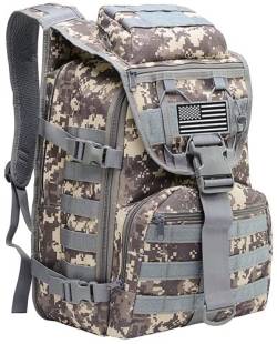 LIMHOO Militärischer taktischer Rucksack für Herren und Damen, 35 l, Wanderrucksack, 3 Tage Molle, Assault Pack, Acu Camo, Einheitsgröße, Rucksack Rucksäcke von LIMHOO