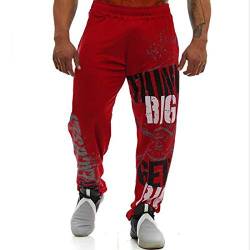 Laufen Jogging Hosen Männer Baumwolle Weiche Bodybuilding Joggers Sweatpants Harem Lange Hose Fitness Sport Trainingshose-2._XL. von LIMILI