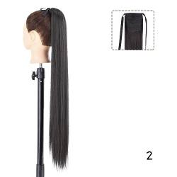 Haarknoten 1 Packung synthetischer Dutt, langer, gerader Dutt, Haarteile, Haarband, Dutt, Krallenclip, Pferdeschwanz, Haarverlängerungen, Perücken for Frauen Haarknoten Haarteil (Color : 04, Size : von LIMKOO
