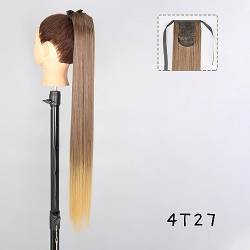 Haarknoten 1 Packung synthetischer Dutt, langer, gerader Dutt, Haarteile, Haarband, Dutt, Krallenclip, Pferdeschwanz, Haarverlängerungen, Perücken for Frauen Haarknoten Haarteil (Color : 19, Size : von LIMKOO