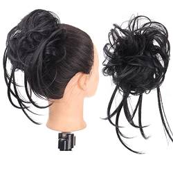 Synthetischer Haarknoten mit elastischem Kamm Messy Bun Locken Haarknoten Frauen Perücke Haarverlängerungen Haarschmuck (Color : SW205) von LIMKOO