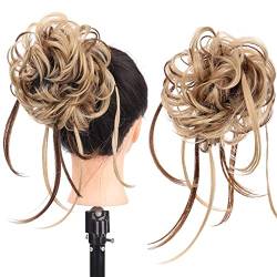 Synthetischer Haarknoten mit elastischem Kamm Messy Bun Locken Haarknoten Frauen Perücke Haarverlängerungen Haarschmuck (Color : SW205-05) von LIMKOO