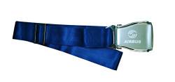 AIRBUS - "Airline Seatbelt" - Gürtel -- Gr. XS - XXL - Stufenlos einstellbar - Farbe Blau von LIMOX