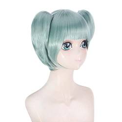Anime Role Play For Kayano Kaede Wig Short Light Green Hair Wig Assassination Classroom Cosplay Wig 30cm von LINGCOS