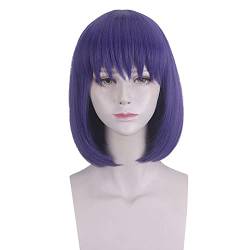 Anime Role Play For Marin Kitagawa My Dress Up Darling Cosplay Wig Straight Short Purple Hair Carnival Halloween Party Props von LINGCOS