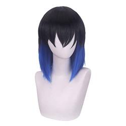 Cosplay Wig For Kimetsu No Yaiba Hashibira Inosuke Hair Halloween Carnival Wigs 35cm Role Play Costume Wigs von LINGCOS