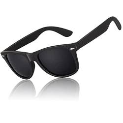 LINVO Sonnenbrille Herren Damen Polarisiert Retro Stil Rechteckig Vintage Klassisch Unisex UV400 Cat 3 CE von LINVO