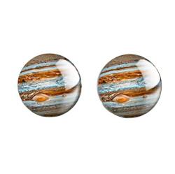 Manschettenknöpfe Planet für Herren, Hochzeit, Galaxie, Nebel, Jupiter, Schmuck, Anzug, Hemd, Manschettenknöpfe, Geschenk von LINWEN