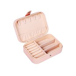 LIPINGJING0201 Make-up-Tasche, Schmuck-Aufbewahrungsbox, tragbare Schmuckschatulle, Kosmetiktasche (Farbe: A) von LIPINGJING0201