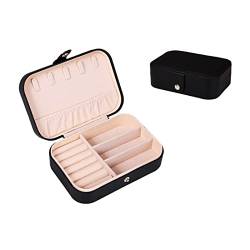 LIPINGJING0201 Make-up-Tasche, Schmuck-Aufbewahrungsbox, tragbare Schmuckschatulle, Kosmetiktasche (Farbe: B) von LIPINGJING0201