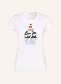 Liu Jo T-Shirt Mit Schmucksteinen weiss von LIU JO