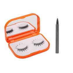 2 Paar Selbstklebende Wimpern Künstliche Wimpern Kein Kleber Kein Eyeliner Erforderlich Künstliche Wimpern Natürlich Aussehende Wimpern Geschenk Falsche Wimpern Natürlicher Look Falsche von LIUASMUE